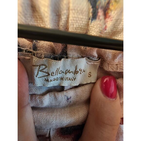 Bellambra 100% Italian Linen Halter Shift Dress SZ S Pink - Picture 7 of 9